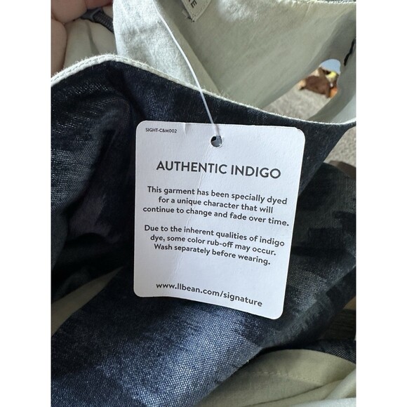 NWT LL Bean Signature Size 12 Poplin A Line Dress G21 - Picture 2 of 9